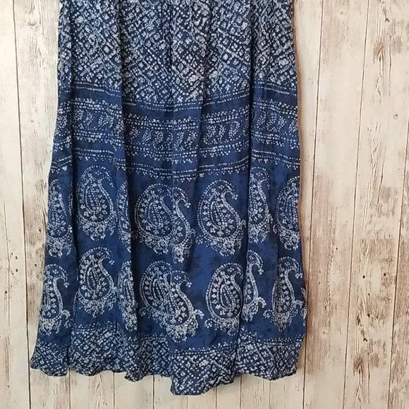 Ecote Flowy Blue Sleeveless Top/Dress - Picture 3 of 4